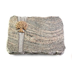 Grabplatte Juparana/Strikt Baum 3 (Bronze)