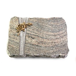 Grabplatte Juparana/Strikt Rose 1 (Bronze)