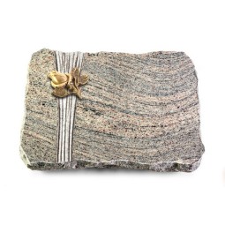 Grabplatte Juparana/Strikt Rose 3 (Bronze)