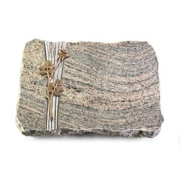 Grabplatte Juparana/Strikt Rose 9 (Bronze)