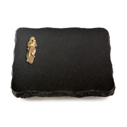 Grabplatte Indisch Black Pure Maria (Bronze)