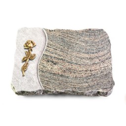 Grabplatte Juparana/Wave Rose 7 (Bronze)