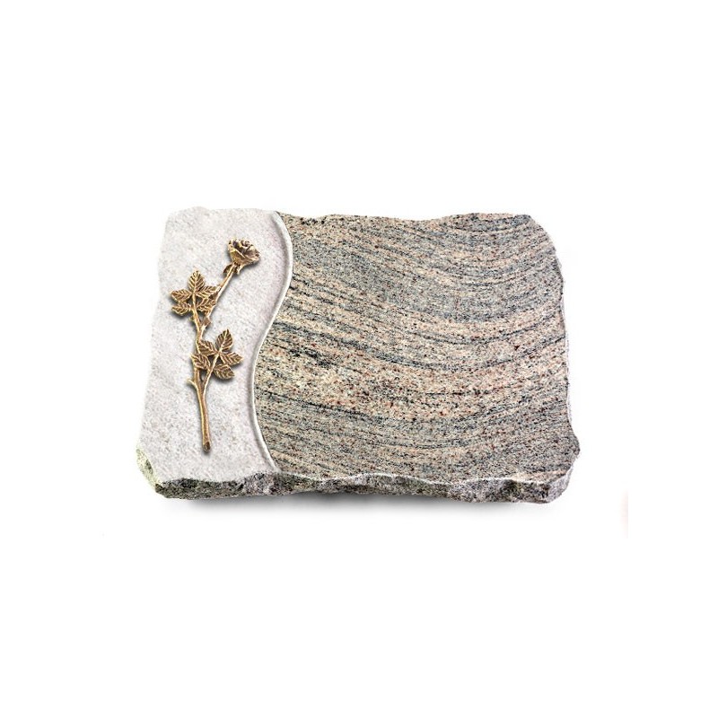 Grabplatte Juparana/Wave Rose 9 (Bronze)