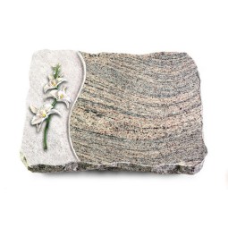 Grabplatte Juparana/Wave Orchidee (Color)