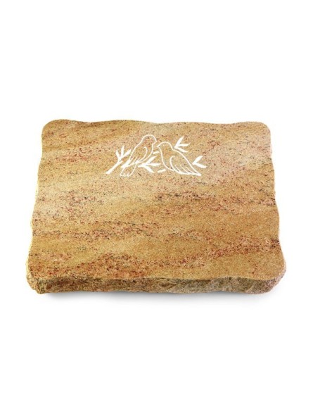 Grabplatte Kashmir/Pure Vögel