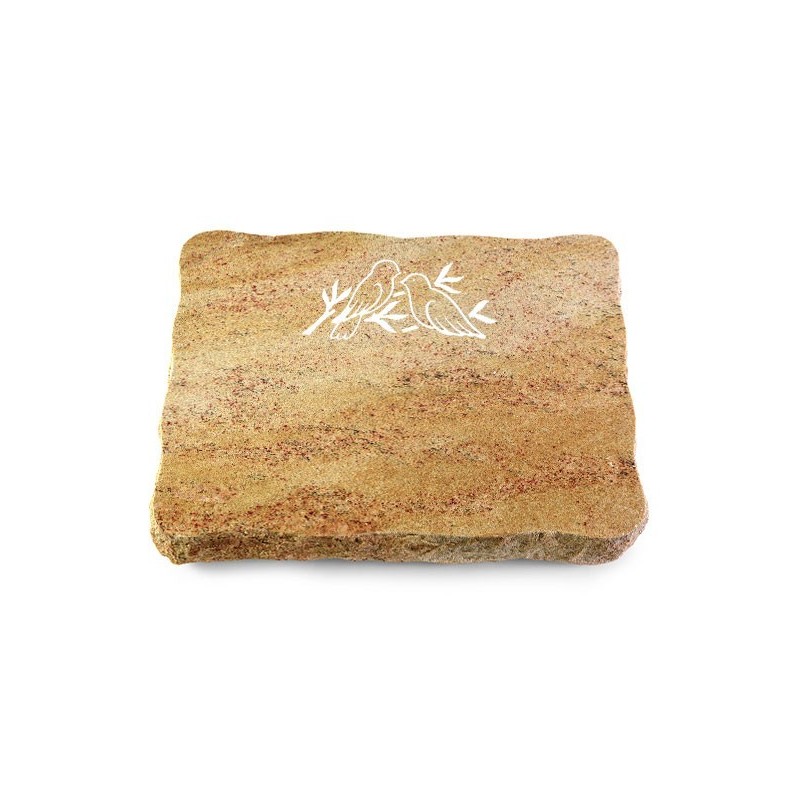 Grabplatte Kashmir/Pure Vögel