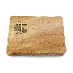 Grabplatte Kashmir/Pure Kreuz 1 (Bronze)