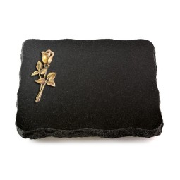 Grabplatte Indisch Black Pure Rose 8 (Bronze)