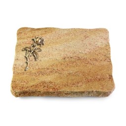 Grabplatte Kashmir/Pure Rose 2 (Bronze)