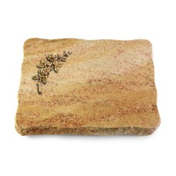 Grabplatte Kashmir/Pure Rose 5 (Bronze)