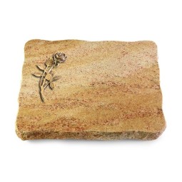 Grabplatte Kashmir/Pure Rose 6 (Bronze)