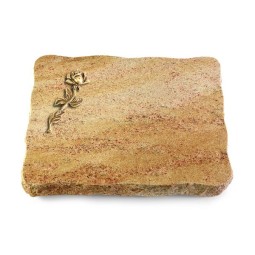 Grabplatte Kashmir/Pure Rose 7 (Bronze)