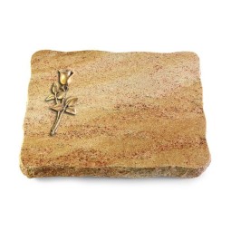 Grabplatte Kashmir/Pure Rose 8 (Bronze)