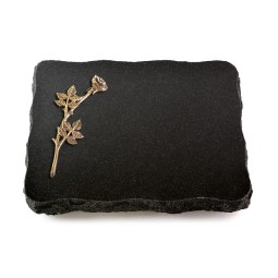 Grabplatte Indisch Black Pure Rose 9 (Bronze)