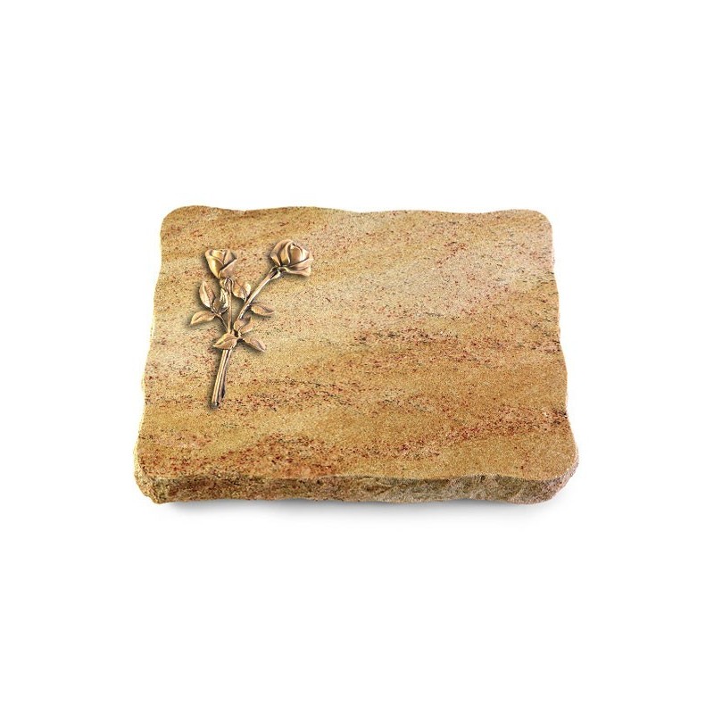 Grabplatte Kashmir/Pure Rose 10 (Bronze)