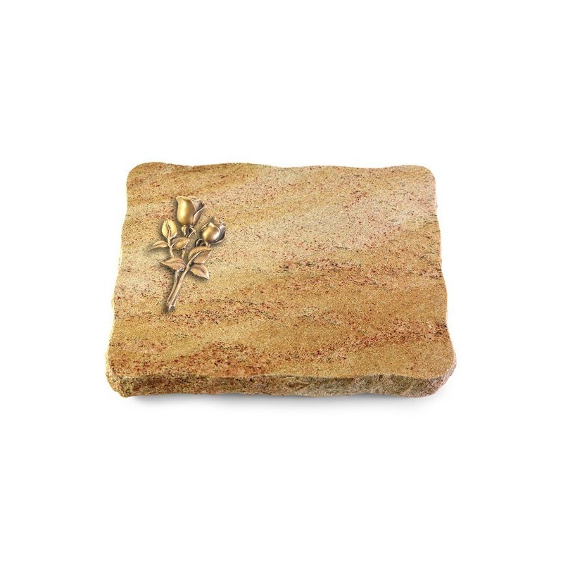 Grabplatte Kashmir/Pure Rose 11 (Bronze)