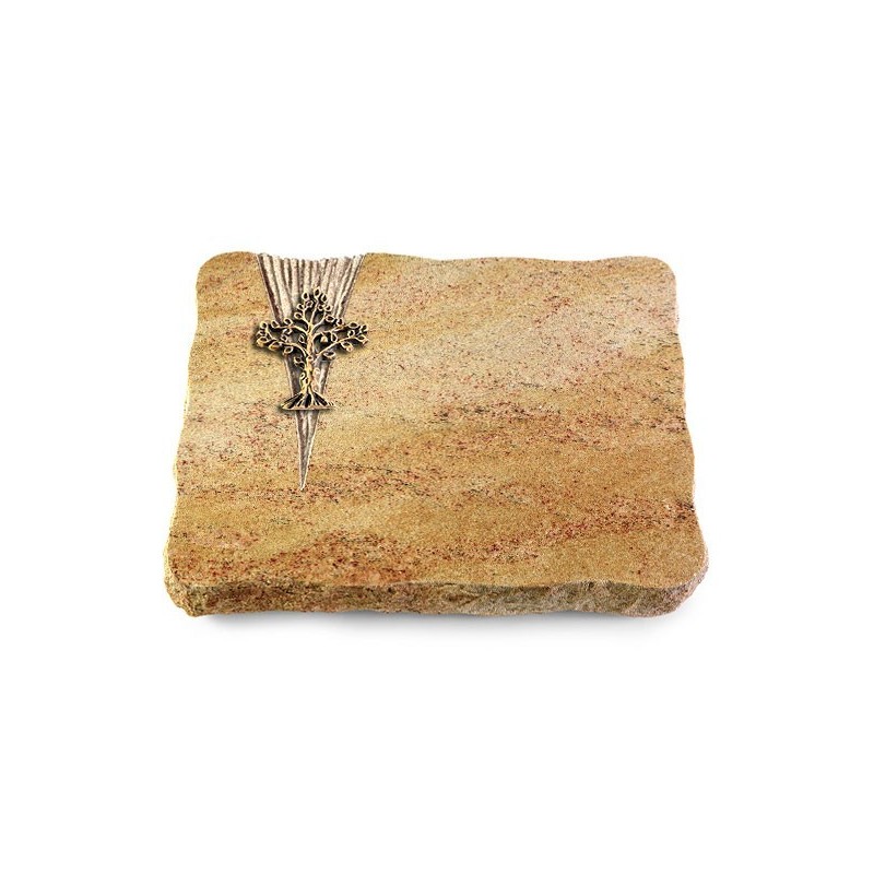 Grabplatte Kashmir/Delta Baum 2 (Bronze)