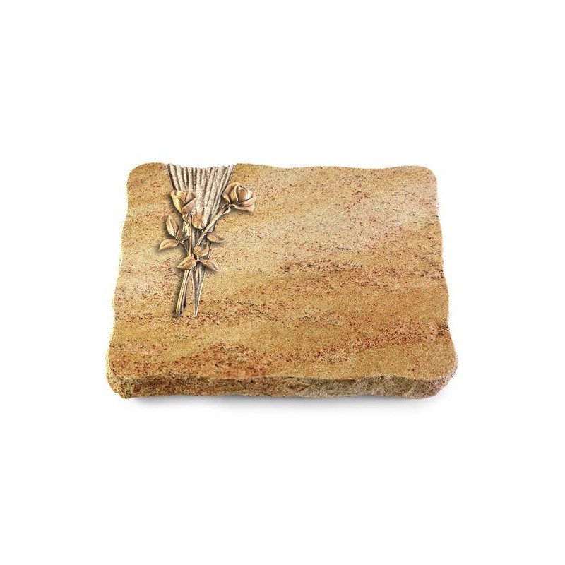 Grabplatte Kashmir/Delta Rose 10 (Bronze)