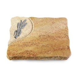 Grabplatte Kashmir/Folio Ähren 1 (Alu)