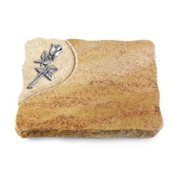 Grabplatte Kashmir/Folio Rose 8 (Alu)