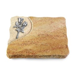 Grabplatte Kashmir/Folio Rose 11 (Alu)