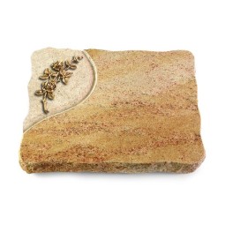 Grabplatte Kashmir/Folio Rose 5 (Bronze)