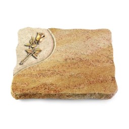 Grabplatte Kashmir/Folio Rose 8 (Bronze)