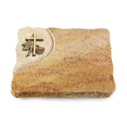 Grabplatte Kashmir/Folio Kreuz 1 (Bronze)