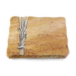 Grabplatte Kashmir/Strikt Ähren 2 (Alu)