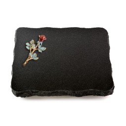 Grabplatte Indisch Black Pure Rose 7 (Color)