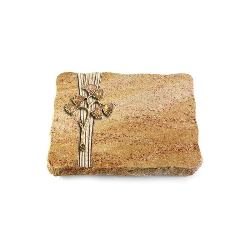 Grabplatte Kashmir/Strikt Gingozweig 1 (Bronze)