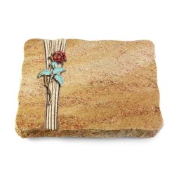 Grabplatte Kashmir/Strikt Rose 2 (Color)