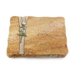 Grabplatte Kashmir/Strikt Rose 8 (Color)