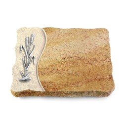 Grabplatte Kashmir/Wave Ähren 2 (Alu)