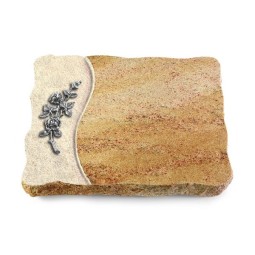 Grabplatte Kashmir/Wave Rose 5 (Alu)