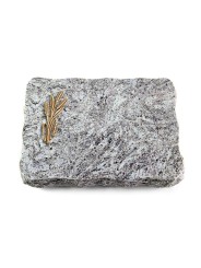 Grabplatte Marina Blue/Pure Ähren 1 (Bronze)