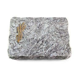 Grabplatte Marina Blue/Pure Ähren 1 (Bronze)