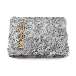 Grabplatte Marina Blue/Pure Ähren 2 (Bronze)