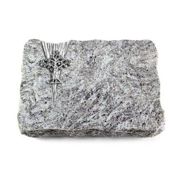 Grabplatte Marina Blue/Delta Baum 2 (Alu)