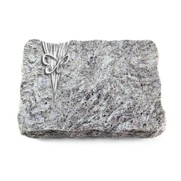 Grabplatte Marina Blue/Delta Papillon (Alu)