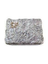 Grabplatte Marina Blue/Delta Papillon (Bronze)