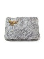 Grabplatte Marina Blue/Delta Taube (Bronze)