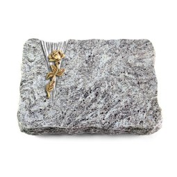 Grabplatte Marina Blue/Delta Rose 7 (Bronze)