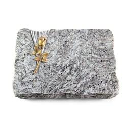 Grabplatte Marina Blue/Delta Rose 8 (Bronze)