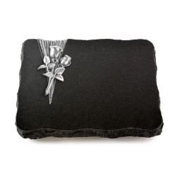 Grabplatte Indisch Black Delta Rose 11 (Alu)