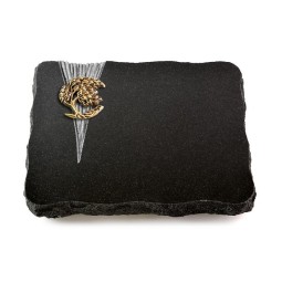 Grabplatte Indisch Black Delta Baum 1 (Bronze)