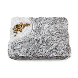 Grabplatte Marina Blue/Folio Rose 1 (Bronze)