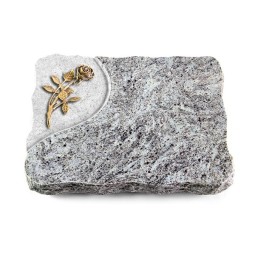 Grabplatte Marina Blue/Folio Rose 6 (Bronze)