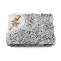 Grabplatte Marina Blue/Folio Rose 8 (Bronze)