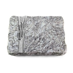 Grabplatte Marina Blue/Strikt Ähren 1 (Alu)